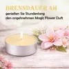 Duft-Teelichter 54er Pack – Duft Zauberblume, ca. 4 Stunden Produktbild-Vorschau 3