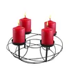Adventskrans, rond, diameter ongeveer 37 cm, geschikt voor Productafbeelding-voorbeeld 3