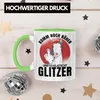 Trendation - Komm Noch Näher Und Es Klatscht Glitzer Tasse Produktbild-Vorschau 3
