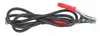 A black jumper cable with red clamps on a white background. Produktbild-Vorschau