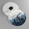 Wanduhr - Rund - Glasuhr - Abstraktion Figuren Geometrisch Produktbild-Vorschau 2