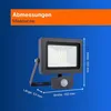 REV LED Strahler Fluter Flare Anthrazit IP44 20W 1700lm Produktbild-Vorschau 3