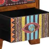 vidaXL Nachttisch 35x35x45 cm Massivholz Akazie Produktbild-Vorschau 5