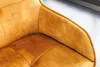 Design Bank EUPHORIA 156cm senfgelb Samt im Retrostil mit Produktbild-Vorschau 12
