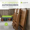 Sada zahradního nábytku JUSKYS® Rimini, dřevo, 5dílná se Náhled obrázku produktu 3