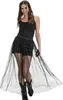 Jupe d'été festivalière avec strass - One Size | Noir long Voir les images du produit 1