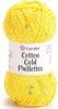 Yarnart Baumwolle Gold Paillettes 7106 - Leuchtend Gelb mit Produktbild-Vorschau 1