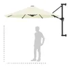 vidaXL Parasol do montażu na ścianie z metalowym słupkiem Podgląd zdjęcia produktu 21