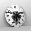 Wanduhr - Rund - Glasuhr - Modell Körper Muskeln Produktbild-Vorschau 4