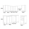 ULWEHOME | Eckküche 300 cm Kaschmir, L-Küche Produktbild-Vorschau 5