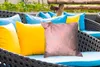 MuchoWow® Outdoor Kissen - Marmor - Roségold - Linie - Produktbild-Vorschau 4