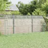 vidaXL Klec pro kuřata stříbrná 400x105x182 cm Pozinkovaná Náhled obrázku produktu 2