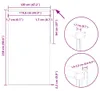 vidaXL Verdunkelungsrollo Weiß 120x230cm Stoffbreite Produktbild-Vorschau 7