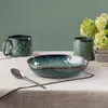 HOMLA MIDO assiette creuse vert foncé 21,5 x 5 cm Voir les images du produit 5