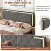 Letto imbottito INONEFT, 160x200 cm, con 4 cassetti e Anteprima dell’immagine prodotto 9