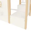 Hochbett 90x200, Kiefernholz, Fenster, Aufbewahrungsleiter, Produktbild-Vorschau 15