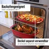STONELINE® Casseruola 43x26 cm rosso | con coperchio Anteprima dell’immagine prodotto 5