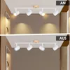 ZMH reflektor sufitowy 4 płomienie lampa sufitowa drewno Podgląd zdjęcia produktu 4