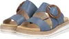 Scarpe da donna Remonte, sandali, comodi, infradito, blu, Anteprima dell’immagine prodotto 11