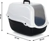 Beeztees Romeo - Katzentoilette - schwarz/weiß - 57x39x41 Produktbild-Vorschau 2