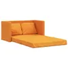 vidaXL Bodensofa mit Schlaffunktion Dunkelgelb 112x174x55 Produktbild-Vorschau 10