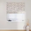 Dekoria Doppelraffrollo Duo, grau-beige, 130 x 170 cm Produktbild-Vorschau 2