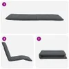vidaXL Sonnenliege Klappbar Anthrazit 175x54x8,5 cm Produktbild-Vorschau 7