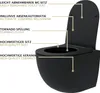 HAGO24 2in1 Hänge WC Bidet Tornadospülung Spülrandlos Produktbild-Vorschau 5
