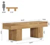 Tribesigns Sitzbank, 140 cm Farmhouse Eingangsbereichsbank, Produktbild-Vorschau 7