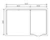 Dřevěný zahradní domek SKAN HOLZ Tilburg přírodní 613 x 380 Náhled obrázku produktu 7