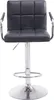 Barhocker MINOR - Kunstleder Schwarz 54x46x91 cm Silber | Produktbild-Vorschau 2