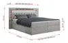 Boxspringbett 200x200 mit Led, Polsterbett 200x200 mit LED Produktbild-Vorschau 6