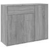 vidaXL Credenza Grigio Sonoma 88x30x70 cm Materiale a base Anteprima dell’immagine prodotto 10