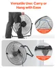 Ventilateur de plancher SucceBuy, avec 3 vitesses, diamètre Voir les images du produit 6