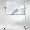 Whiteboard speziallackiert mobil & drehbar 180 x 120 cm Produktbild-Vorschau 1