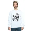 Disney - "EEEEEK!" Sweatshirt für Herren BI37494 (M) (Weiß) Produktbild-Vorschau 2