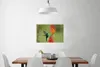 MuchoWow® Poster Vogel - Kolibri - Blumen 90x60 cm - Produktbild-Vorschau 2