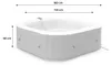 sweeek - Quadratischer aufblasbarer Spa MSPA - Fjord 6 - Produktbild-Vorschau 6