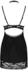 Obsessive - OB Raquelia chemise & thong black S/M Produktbild-Vorschau 4