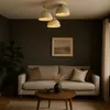 KAR LIGHTING Deckenlampe 3-flammig Beige – Moon Ecru Produktbild-Vorschau 5