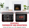 Classic Fire LED Heater Chicago 67x23x62cm elektrický krb Náhled obrázku produktu 18