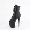 FLAMINGO-1021 Uni Booties von Pleaser, Schwarz Matt , EU Produktbild-Vorschau 3