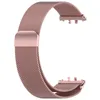 A rose gold mesh watch strap with a magnetic clasp, shown against a white background. Produktbild-Vorschau