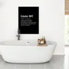 MuchoWow® - Leinwandbilder - Zitate - Gästetoilette - Produktbild-Vorschau 4