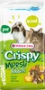 A bag of rabbit food with images of rabbits and text describing the product. Náhľad obrázku produktu