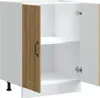 vidaXL Podstawa pod zlewozmywak Lucca Artisan z drewna Podgląd zdjęcia produktu 4