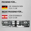 2 Stück Kennzeichenhalter in Chrom - Optik Produktbild-Vorschau 6