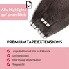 hair2heart Premium Tape Extensions Echthaar glatt - 10 Produktbild-Vorschau 3