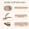 4-teiliger flacher Haarclip, Damen Premium Haarclip, Produktbild-Vorschau 5