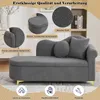 Merax : chaise longue avec espace de rangement et structure Voir les images du produit 13